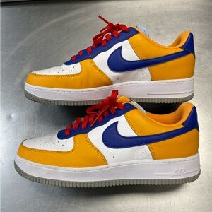 Nike Air Force 1 Low By You Red White Orange Blue DV3892-900 Mens 11